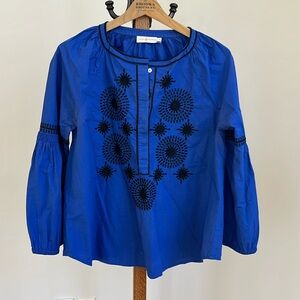 Tory Burch blue tunic